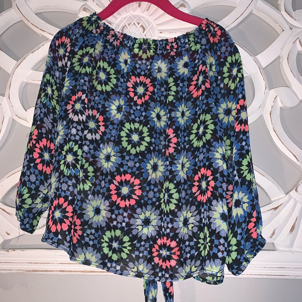 Size small multicolored girls top by DSigned